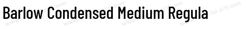 Barlow Condensed Medium Regular字体转换